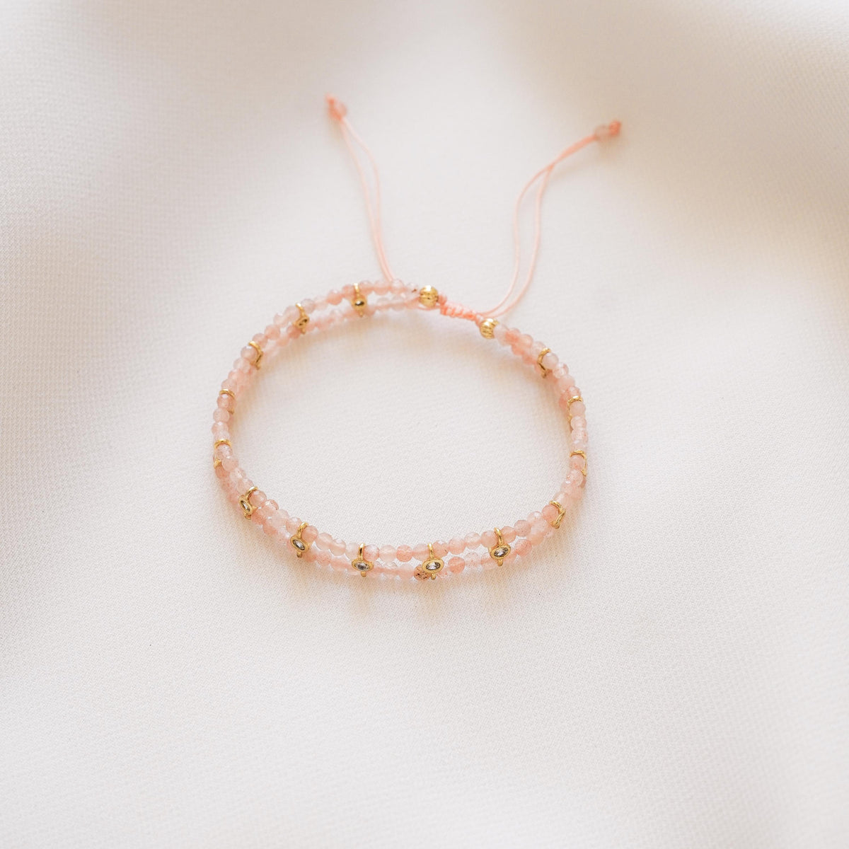 Bracelet perles pierre de soleil Jeanne photo 4