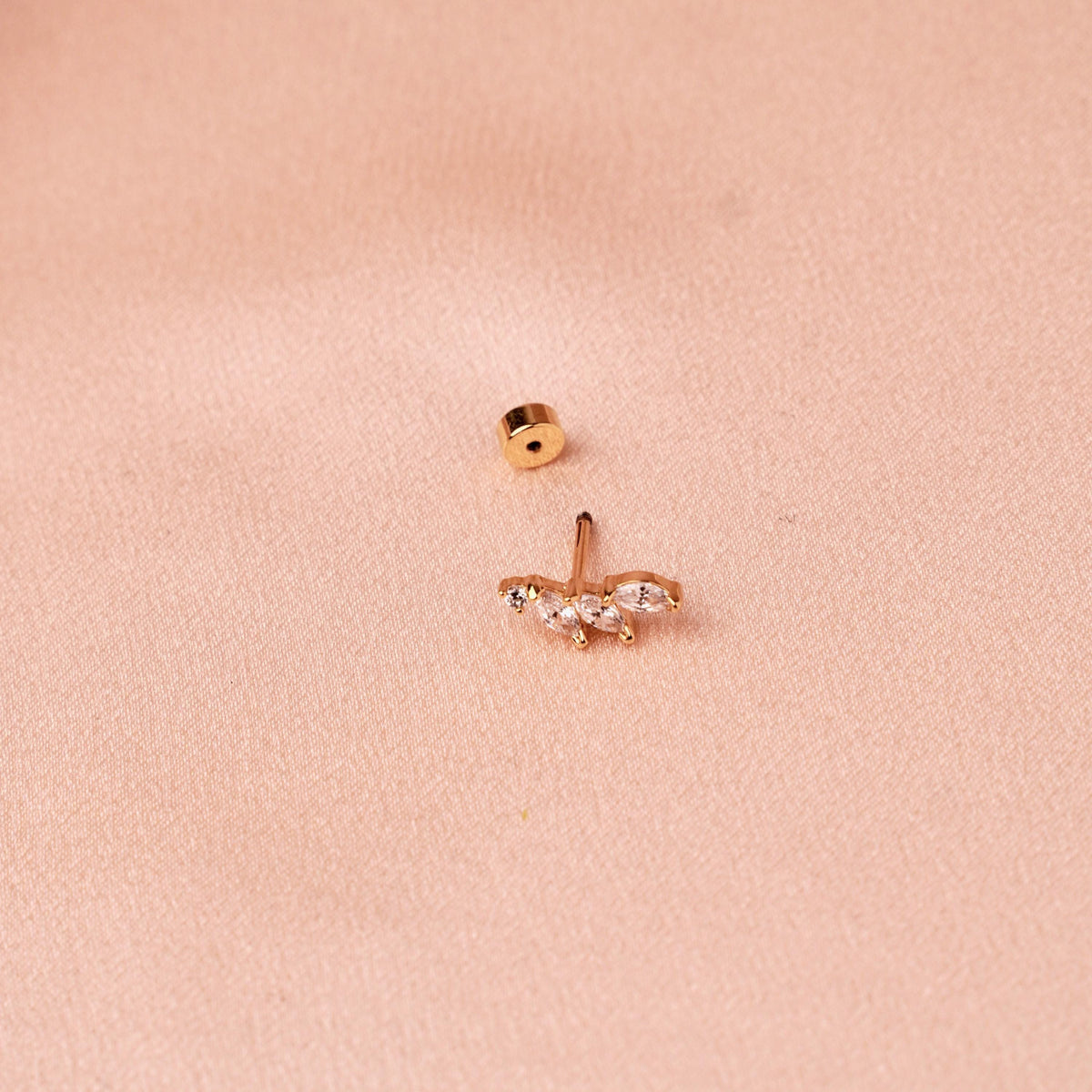 Piercing femme mini zircons Geneviève photo 3