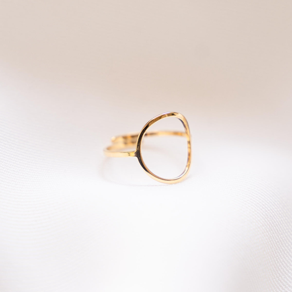 Bague femme cercle doré acier inoxydable Orsay photo 4