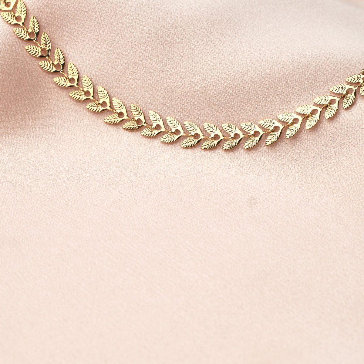 Collier chaîne épis ras de cou Isaure photo 2