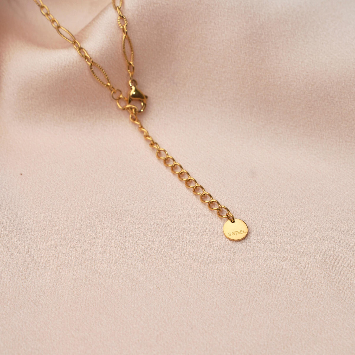 Collier femme grosse maille ovale Judith photo 3