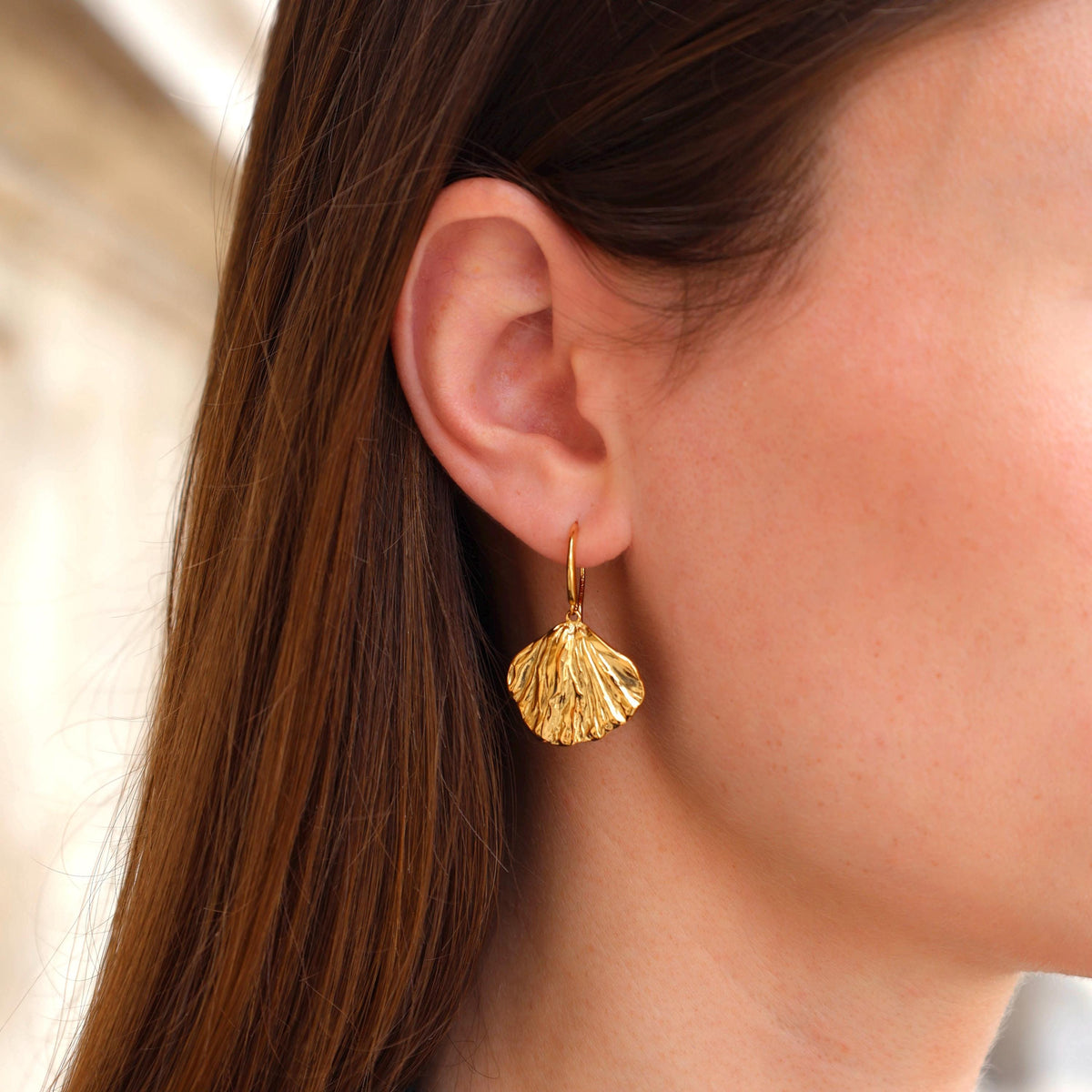 Boucles d'oreilles fleurs perles d'eau Bagatelle