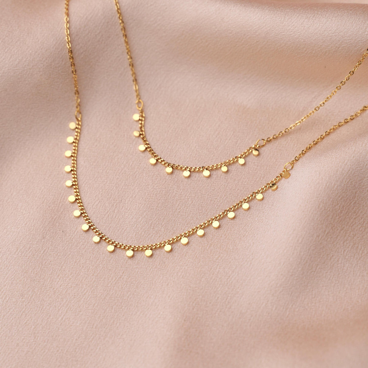 Collier double rang chaînes Rivoli photo 2