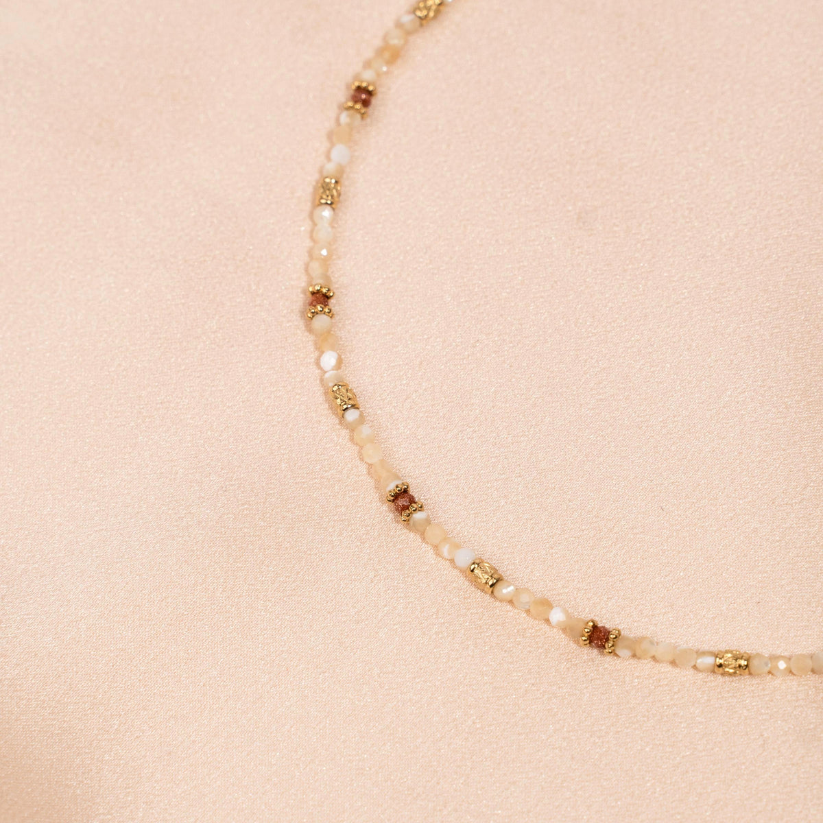 Collier perles nacre blanche Honorine photo 2
