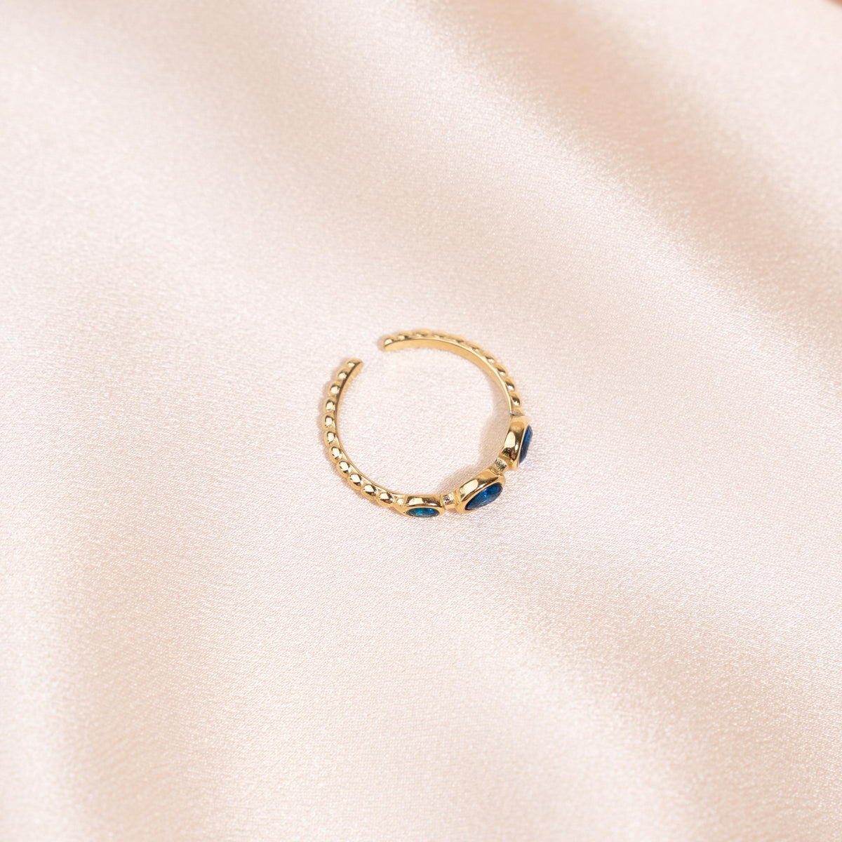 Bague femme trois pierres roses Juliette photo 9