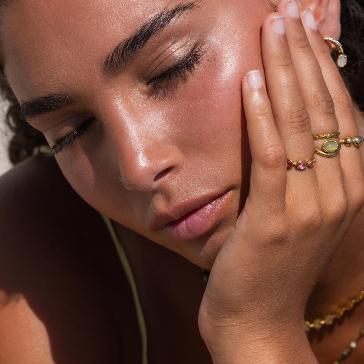 Bague femme trois pierres bleues Juliette photo 9
