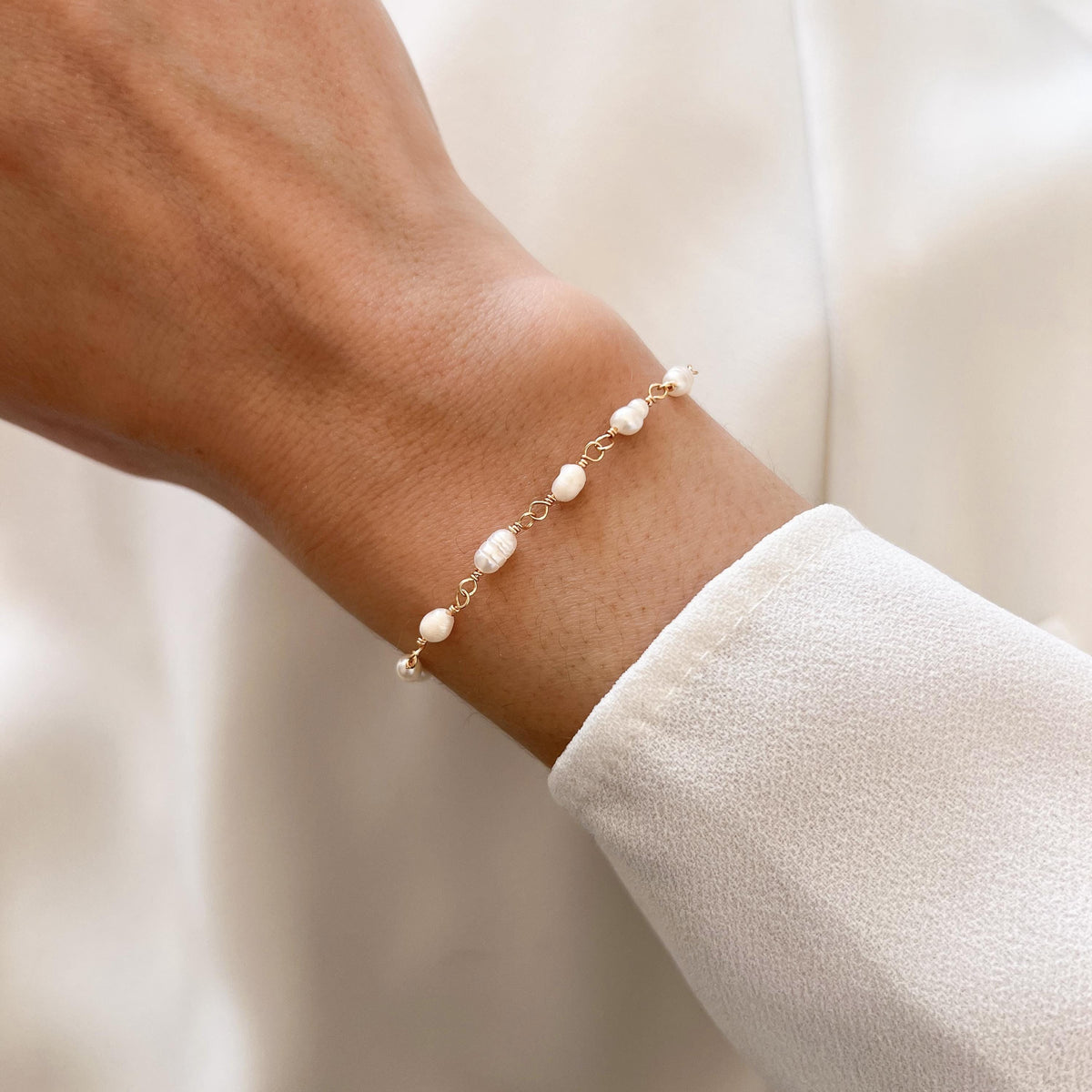 Bracelet femme perle d'eau douce Vosges photo 3