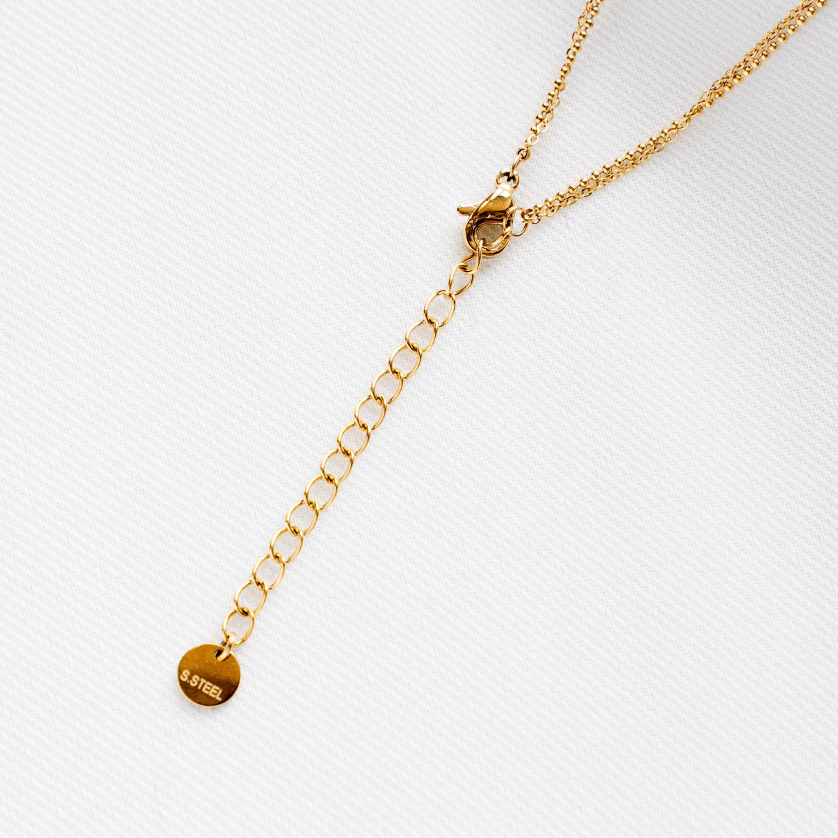 Collier pendentif étoile double chaîne Éliane photo 4