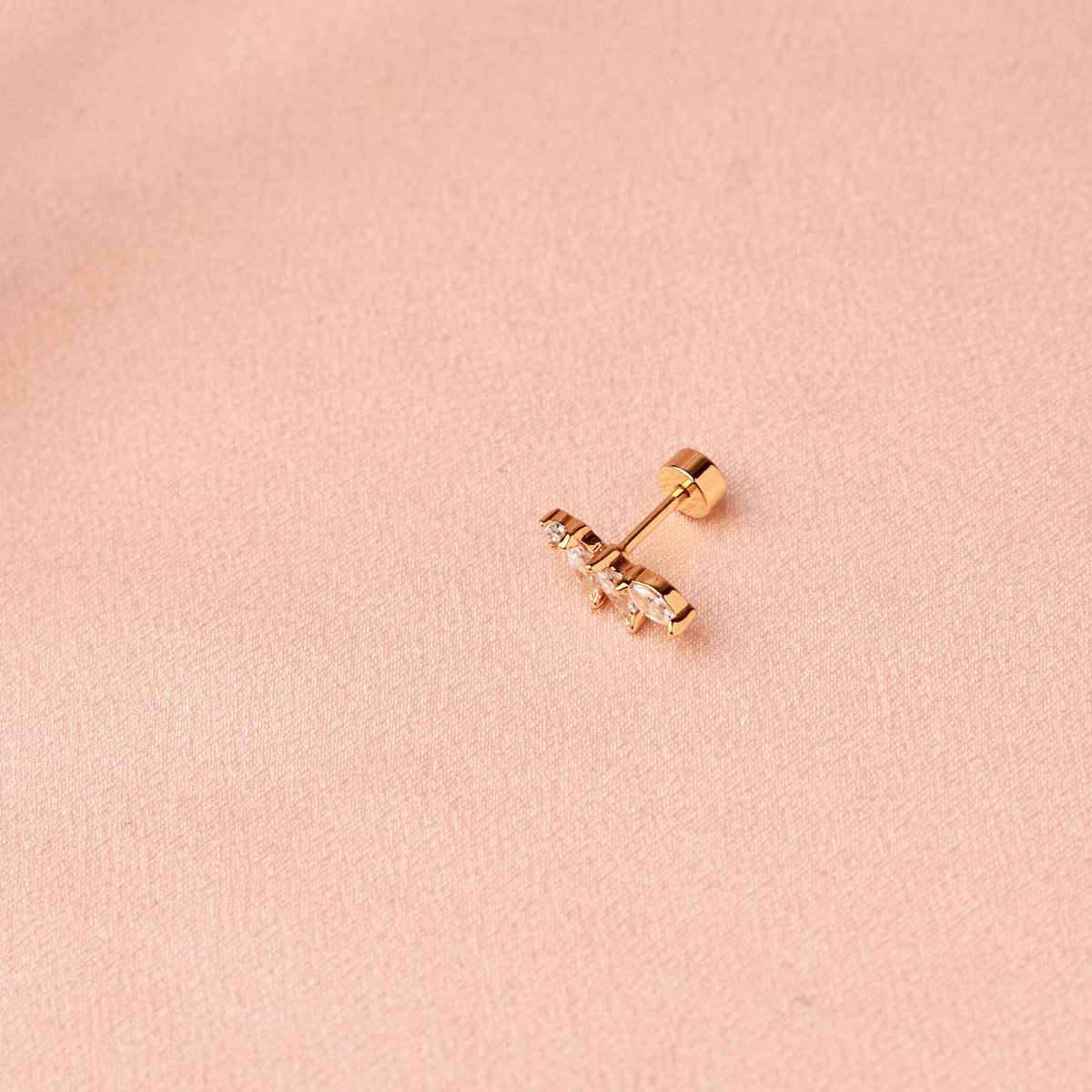 Piercing femme mini zircons Geneviève photo 4