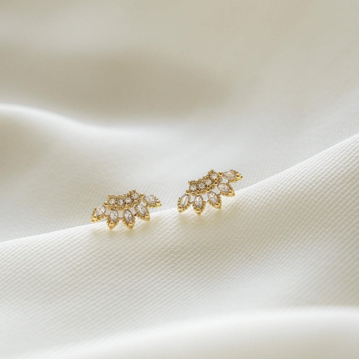 Boucles d'oreilles étoile zircon Éliane photo 2