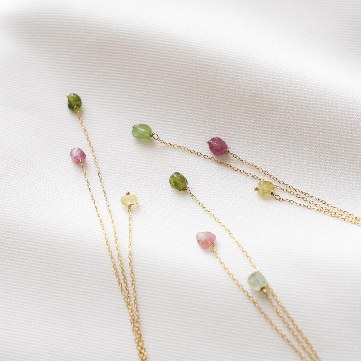 Collier pampilles tourmaline lasso Olympe photo 5