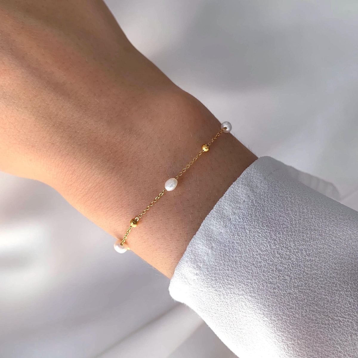 Bracelet femme perles d'eau douce Lou