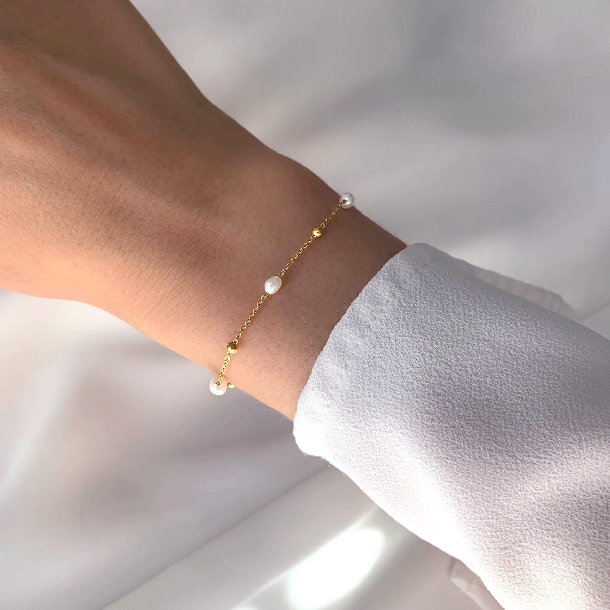 Bracelet femme perles d'eau douce Lou photo 2