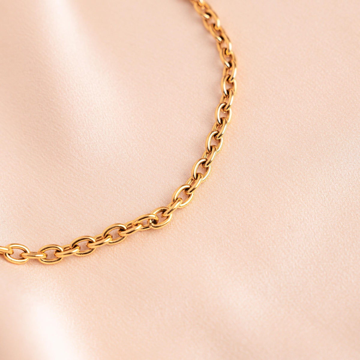 Collier grosse chaîne ovale ras de cou Marion photo 4