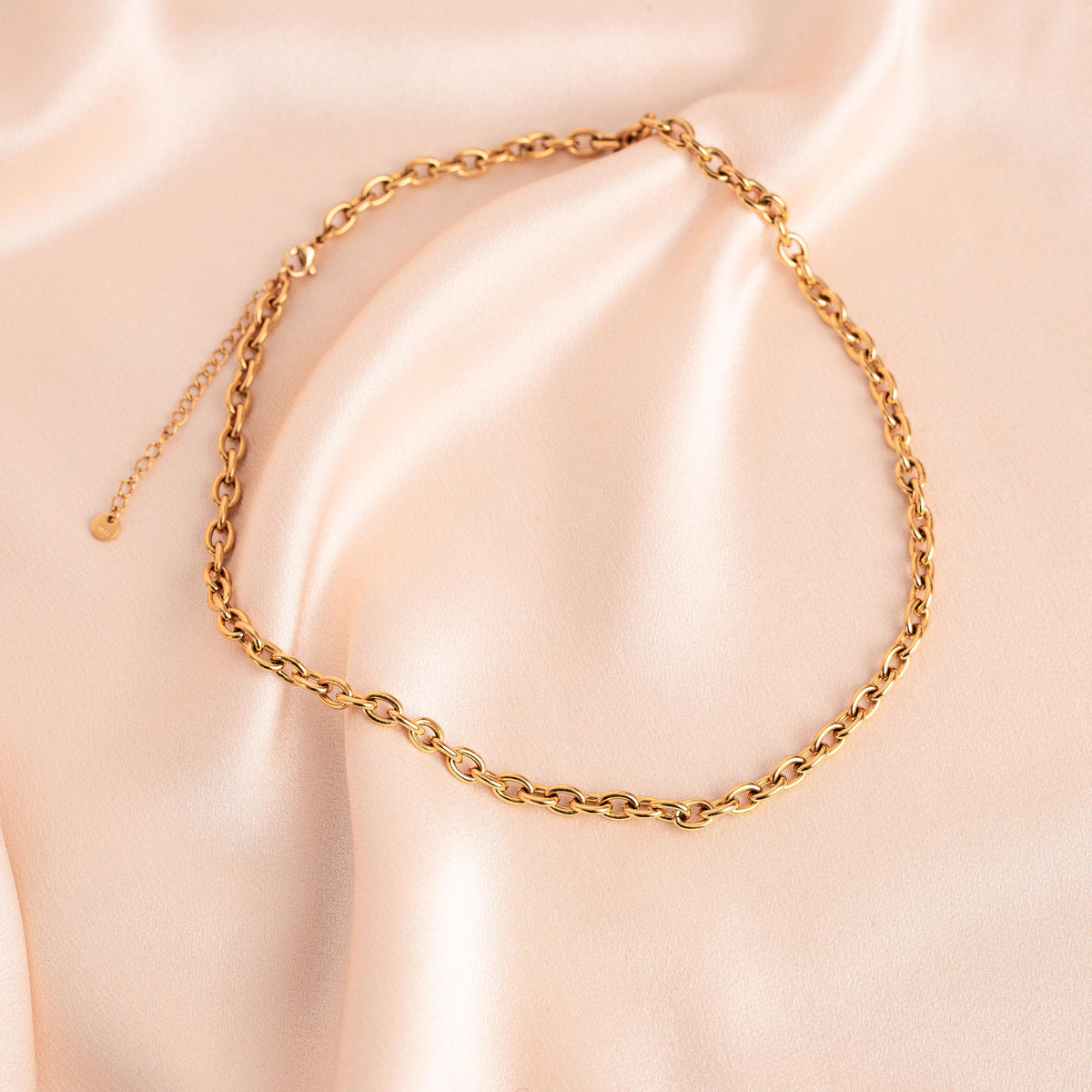 Collier grosse chaîne ovale ras de cou Marion photo 5