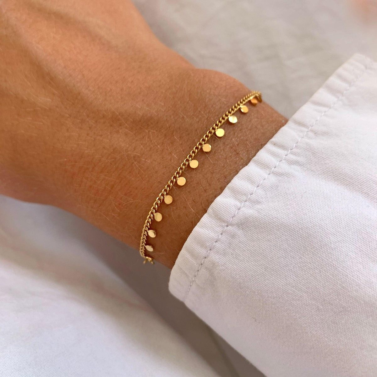 Bracelet femme chaîne à billes Lili