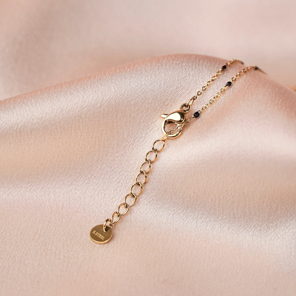 Bracelet fin trèfle doré Cosima photo 5