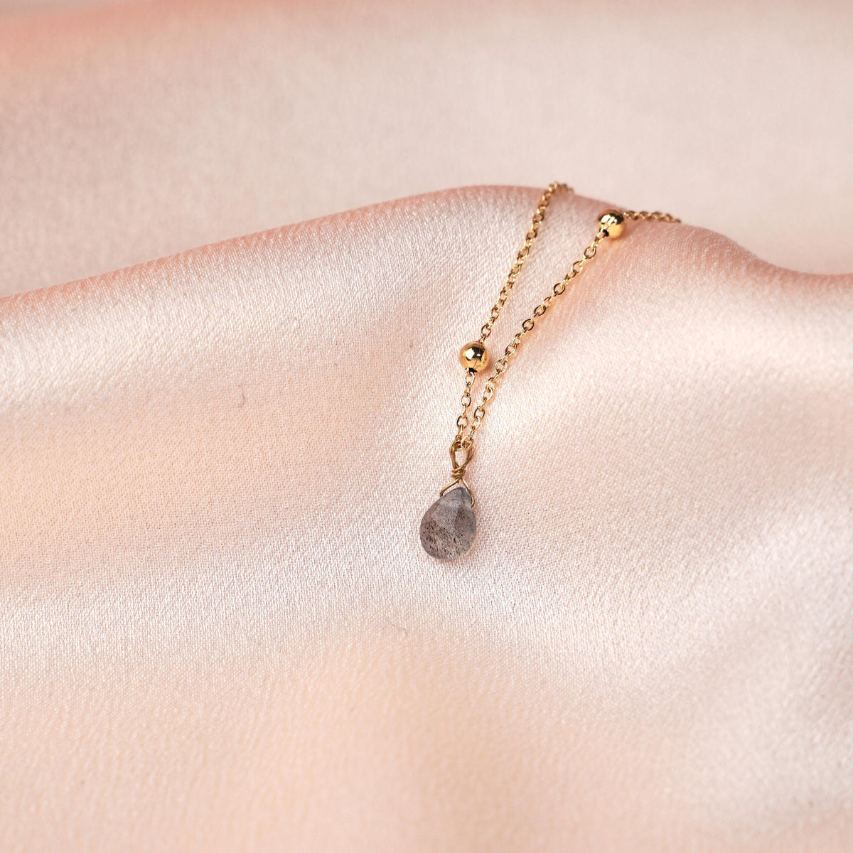 Collier pendentif goutte amazonite Anouk photo 7
