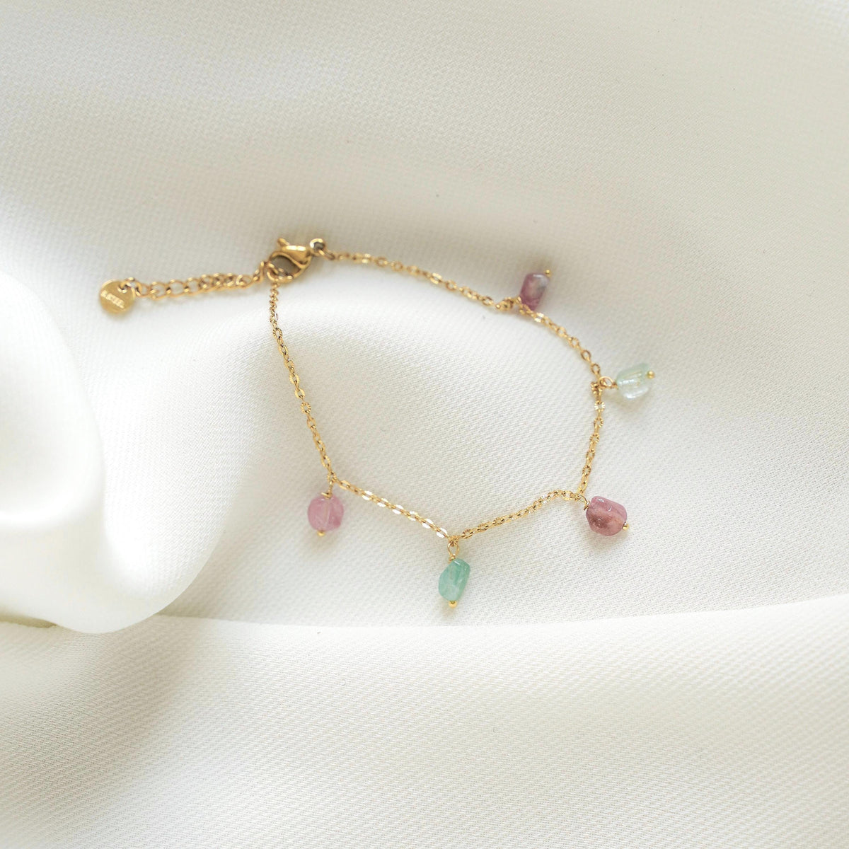 Bracelet tourmaline perles Olympe photo 3