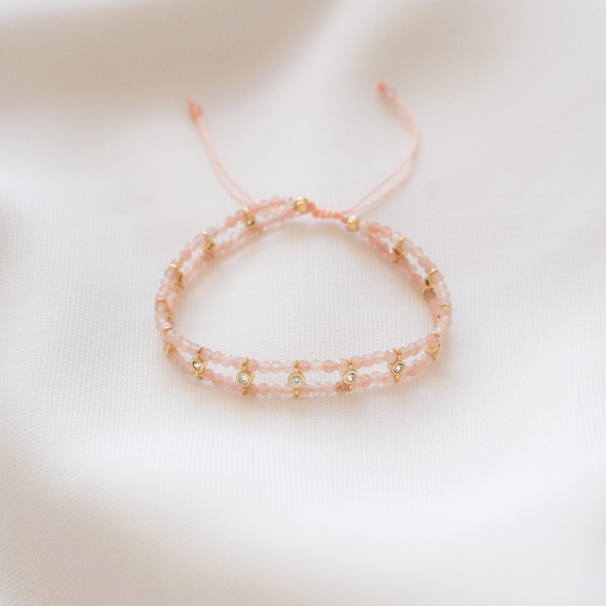 Bracelet perles pierre de soleil Jeanne photo 2