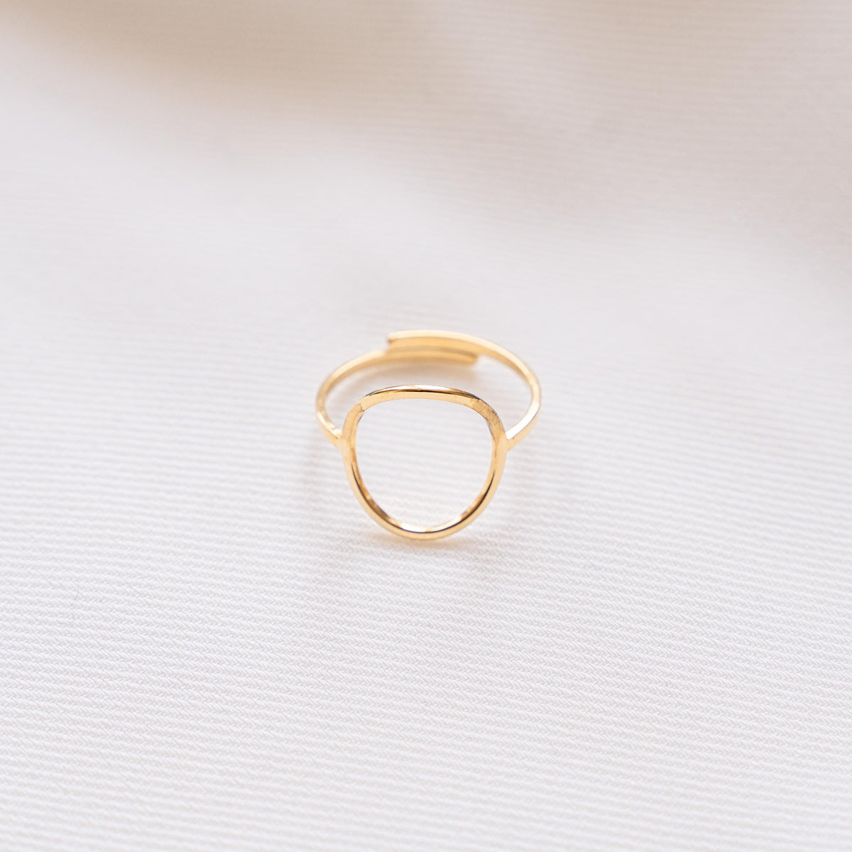 Bague femme cercle doré acier inoxydable Orsay photo 3