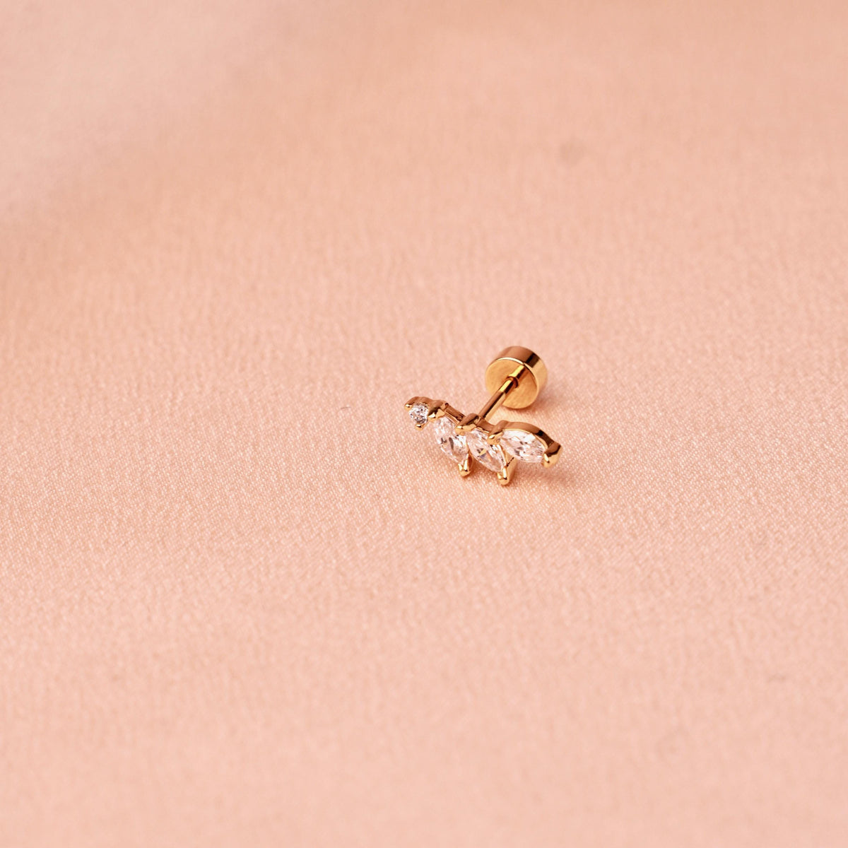 Piercing femme mini zircons Geneviève photo 2