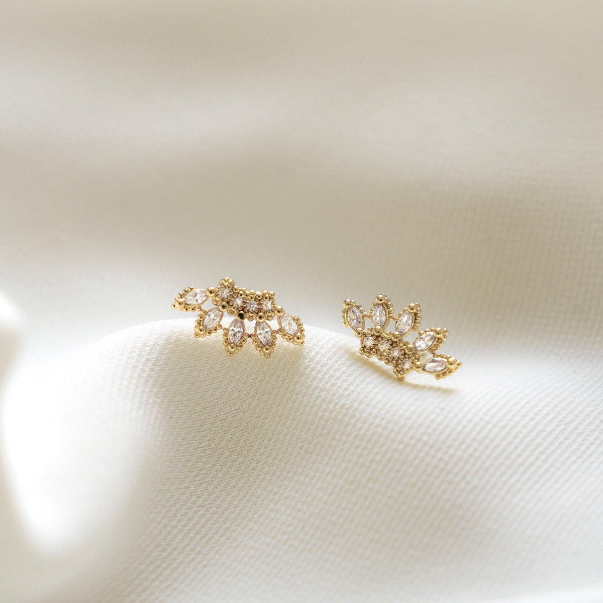 Boucles d'oreilles étoile zircon Éliane photo 3
