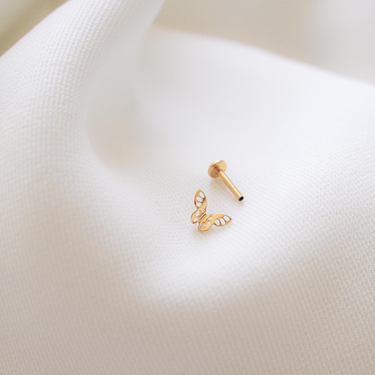 Piercing femme papillon doré Madeleine photo 3