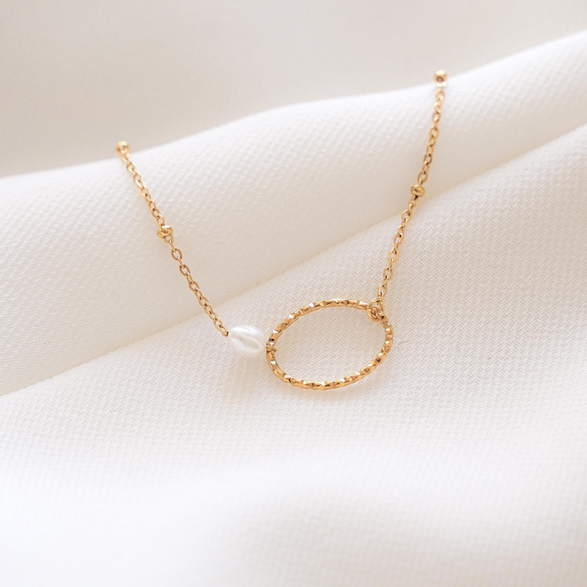 Bracelet anneau ovale serpentine Lucie photo 6