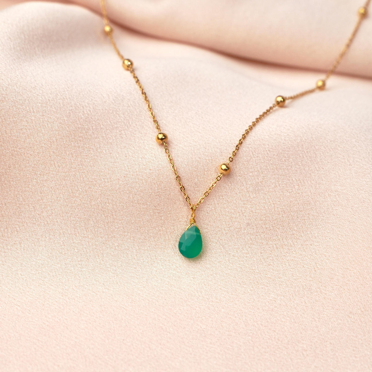 Collier pendentif goutte lapis lazuli Anouk photo 5
