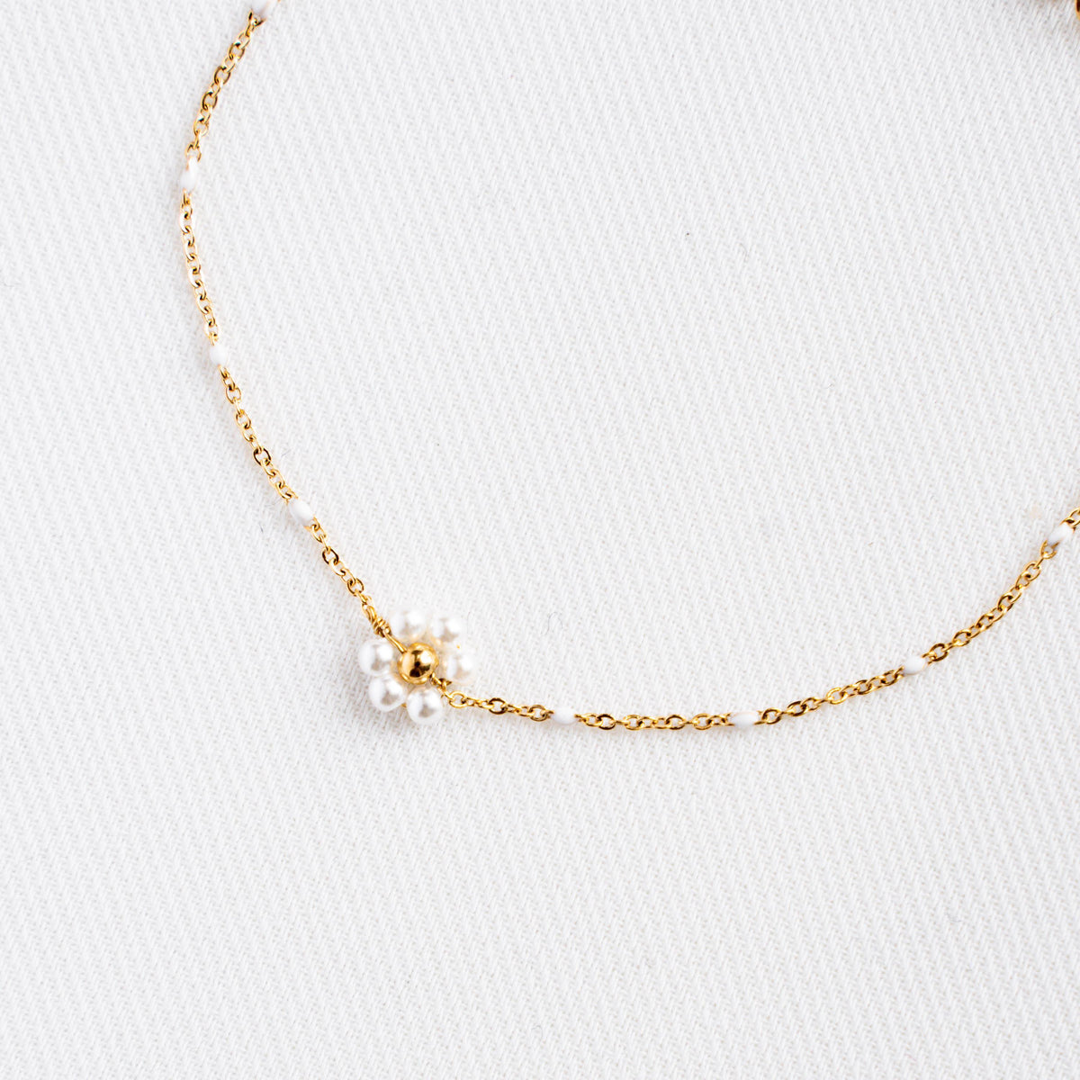 Bracelet fleurs perles d'eau douce Bagatelle photo 2