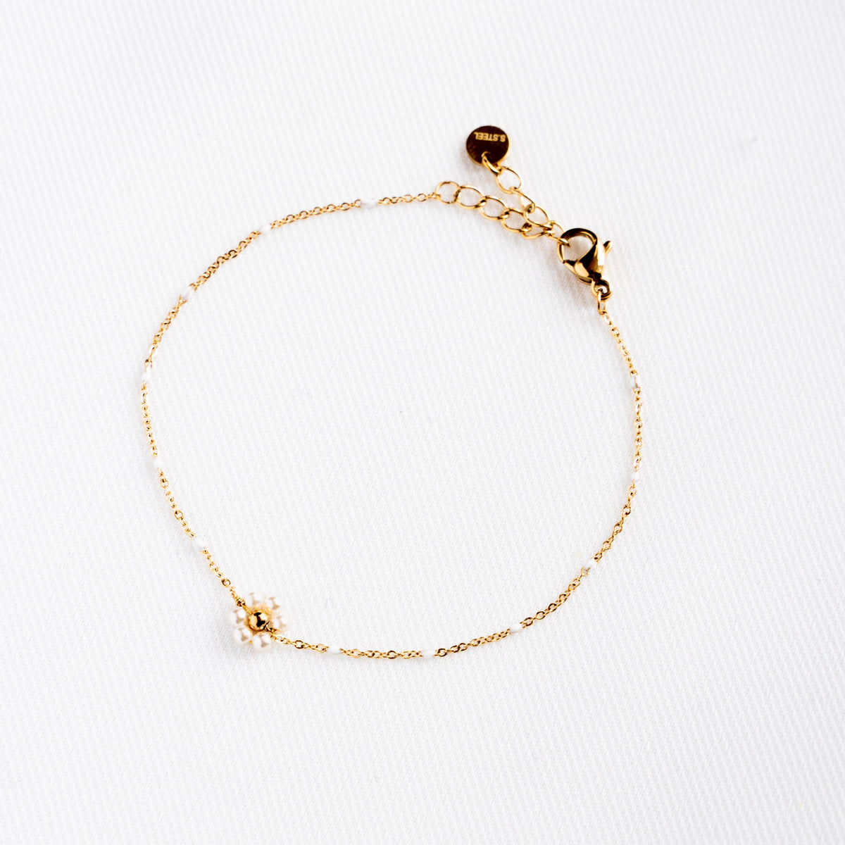 Bracelet fleurs perles d'eau douce Bagatelle photo 4